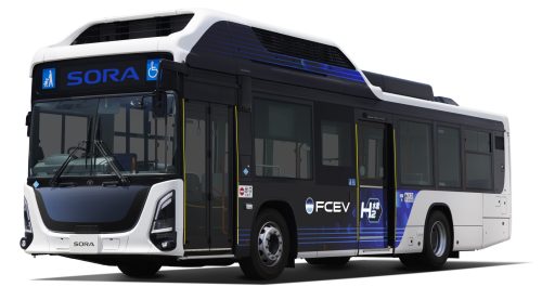 Toyota presenta su nuevo autobús de hidrógeno